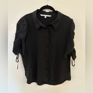 Veronica Beard Silk Button-up Top